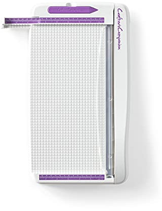 Crafter's Companion Guillotine/Trimmer for Paper and Card Crafting Projects-Large, White