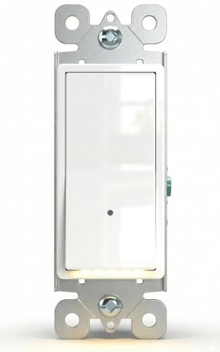 10Pack SOZULAMP Illuminated Light Switch-Single Pole Wall Switch15A 120/277V,3 Wire