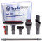 Trade-Shop Kit d'accessoires d'aspirateur 6 en 1 pour Dyson DC05 DC07 DC08 DC14 DC19 DC20 DC21 DC22 DC23 DC23T2 DC24 DC25 DC26 DC27 DC29 DC29T2 DC30 DC32 et bien plus encore