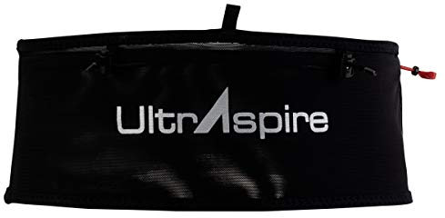 UltrAspire Taillengürtel für Rennsport, 2.0, Schwarz, Größe XL (Taillengröße: 86,4 - 91,4 cm)