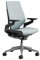 Steelcase Gesture Ergonomischer Bürostuhl mit 360° Armlehnen und 3D-Live Back Lumbalstütze Sturmhorizont, 66 x 62.5 x 104