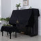 Piano Cover, Piano Dust Cover, Upright Piano Cover Modisch und farbecht, Stickerei Kitz, Schutzhülle für 138 * 200cm Yamaha Kawai-US Verschiedene Upright Pianos,Schwarz （ohne Stuhlbezug）