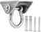 Fyearfly Ganci Soffitto Acciaio Inox, Ganci Altalena con Viti per Portico Dondoli Area Giochi Gym Sacco da Boxe Fune Amache Sedie Sospese Yoga Sospensione Ferramenta con Piastra Fissa