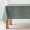 Nappe Anti-Taches Tableau Vichy, Coton, Toucher Tissu, 140x180 cm, Couleur Verte