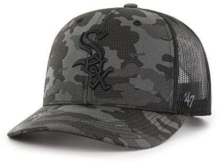 '47 MLB Herren Tonal Camo Trucker Snapback Verstellbare Mütze - Anthrazit, charcoal/schwarz, Einheitsgröße