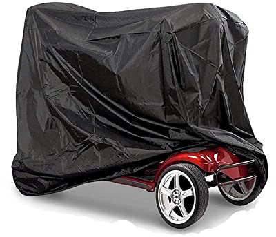 Mobilitätsroller Abdeckung Wasserdicht,Asudaro Elektromobil Abdeckplane Scooter Sonnenschutzabdeckung Polyester Schutzhülle Rollstuhl Regenschutz Anti Dust Sun Regen Wind Proof UV Schutz,140*66*91cm
