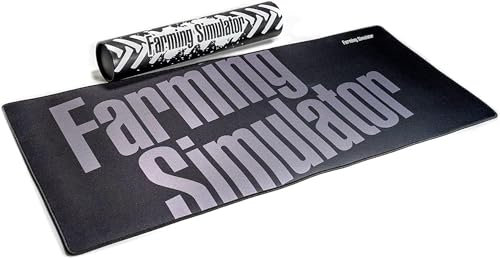 Farming Simulator Gaming Pad (tamaño 90x40 cm, Fondo de Goma Antideslizante, Parte Superior con Tela), Color Negro (Giants.016)