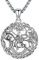 Wikinger Odin keltischer Knoten Halskette,925 Sterling Silber Wikinger Odin Amulett Anhänger Wikinger Schmuck Geschenke Herren Damen Kette aus Edelstahl 55 + 5 cm