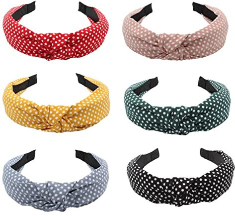 Bandeaux pour femmes Bandeaux Alice Bandeaux en tissu imprimé mixte Bandeaux pour femmes adultes Bandeaux à la mode Accessoires pour cheveux à nœuds (hairband_6xiaodian)