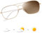 JM Pilotfotochrom Blaulicht Blockieren Computerbrille, Quadratische Augen Schützen Video Brillen Anti Blendung Männer Frauen Gold