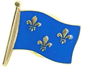 Pin's Drapeau Royal, Fleur De Lys - Lys - Tony Et Paul, Made In France à Saumur FABRIQUE EN FRANCE par un maitre médailleur