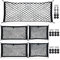 5 Pcs Trunk Storage Net Bag Double Layer Elastic Storage Net Campervan Storage Storage Net Car Storage Mesh Car Storage Net Bag Cargo Nylon Net For Car Caravan Motorhome Boat Truck Bed or Trunk (H01)