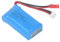Vbestlife Batterie au Lithium 7,4 V 1100 MAh, Batterie de Bateau Télécommandée pour WLtoy A949 A959 A969 RC Ship