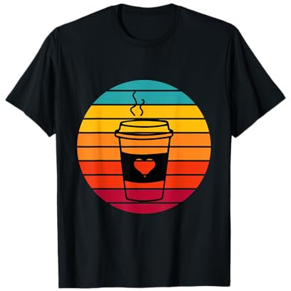 Tasse de café rétro pour amateurs de café T-Shirt
