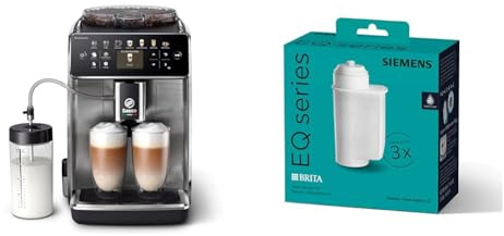 Saeco GranAroma Kaffeevollautomat – 16 Kaffeespezialitäten & Siemens BRITA Intenza Wasserfilter TZ70033A