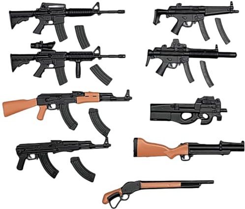 VUSLB 1/12 Scale Action Figure Accessory: Machine Gun Model for 6 inch Miniature Collectible Figure ZY6001A (ZY6001A)