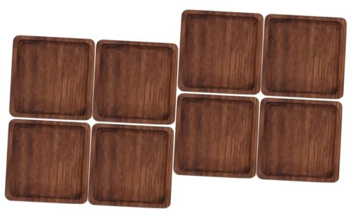 Cabilock Lot De 2 Sets De Table en Bois pour Table Basse Décoration D'intérieur 4 Pièces X 2