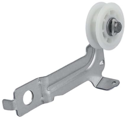 MagiDeal Puleggia tenditrice dell'asciugatrice con staffa 6 pollici x 4 pollici Accessori per lavatrice Manutenzione Puleggia tenditrice aggiornata facile da