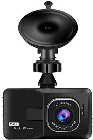 Tonsee Accessoire 1080p dvr Kamera cam Recorder Auto Nacht Fahrzeug Schlag 3.0 Video Auto dvr 0418H (Black, One Size)