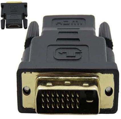 High-Definition-Multimedia-Schnittstelle zu DVI-Adapter, High-Definition-Multimedia-Schnittstellenkonverter für TV,Stecker-auf-Stecker-High-Definition-1080P-DVI-I-Adapter - Plug-and- -Konverter mit