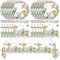 41 PCS Party Animals Birthday Decorations Safari Jungle Theme Birthday Party Supplies Jungle Animals Birthday Plates and Napkins Tablecloth for Girls Wild One Two Birthday
