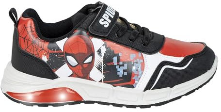 CERDÁ LIFE'S LITTLE MOMENTS Deportiva Suela PVC con Luces Spiderman, Zapatillas, Red, 29 EU