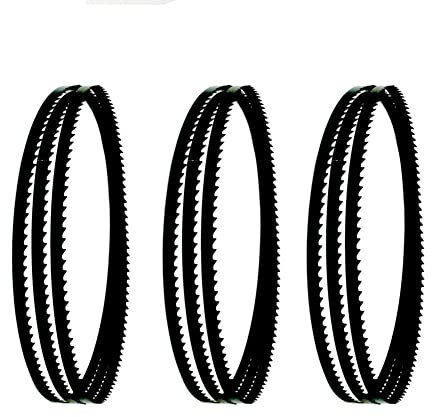 3pcs 1510x9.35x0,5 mm Bandsäsäslatt 3 4 6 10 14 TPI 59.5 Zoll Carbon Bandsägen Blades for Bosch -Holzbearbeitungswerkzeuge(4 TPI)