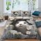 Tier Biber Bettwäsche 140X200 cm 3D Bettbezug Set Weich Mikrofaser Bettwäsche 3Teilig Für Jugendliche Kinder Geschenke Mit Reißverschluss Und 2 Kissenbezug - Hypoallergene Tagesdecke -963361716