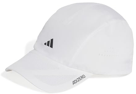 adidas Unisex RUNNINGxADIZERO Lightweight Cap Climacool, White/Black Reflective, L