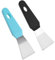 2 espátulas de impresión 3D de acero inoxidable para impresora 3D, espátula de resina para impresora 3D, herramienta de impresión 3D profesional, espátula de impresora 3D mejorada con mango cómodo
