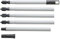 Fit For The Job 5 Section Multi Length Extension Pole 1'-4' (25cm-1.2m) for Paint Roller Frames, Gives Extended Reach When Painting, Compatible with Screw and Push Fit Frames