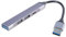 Hub USB 4 en 1, adaptateur USB pour appareils de type C et USB, clavier, téléphone, tablettes, alliage d'aluminium