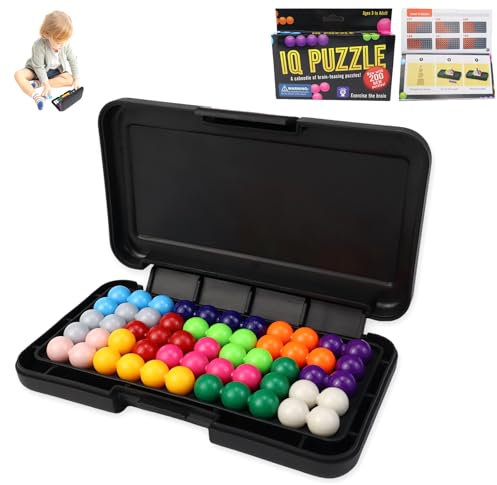 FSWWSF Iq Spiele Iq Puzzler Pro Mit 120 Herausforderungen Iq Fit FüR Kinder Ab 8 Jahre Und Erwachsene Puzzlespiele FüR Kinder Entspannung Und Dekompression