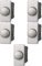 5x Dimmer, regolazione 100W-1000W, Moduli grigi, grigio, Compatibile Con BTicino Axolute, frutti, interruttori, pulsanti, deviatori, dimmer, sensori, PIR, buzzer, Per Placche originali e compatibili