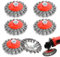 6 Stück Drahtbürste Winkelschleifer Set, M14 Winkelschleifer Zubehör, 125mm Flex Drahtbürste für Bohrmaschine/Akkuschrauber (Schleifen, Entrosten, Entgraten, Polieren)