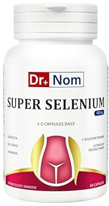 Drnom - Cápsulas de selenio para apoyo nutricional diario, 60 cápsulas