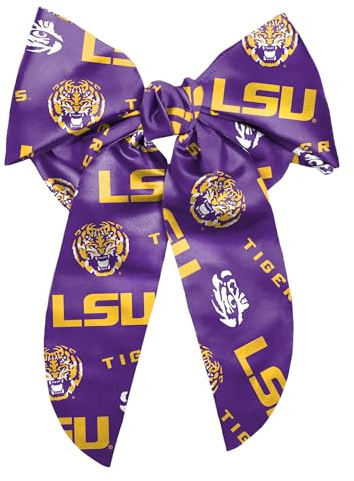 Littlearth NCAA LSU Tigers Big Bow Hair Clip