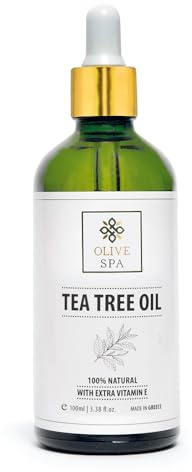 Olive Spa Tea Tree Oil for Oily and Acne-Prone Skin, with Sunflower and Olive Oil, Vitamin E, 100ml