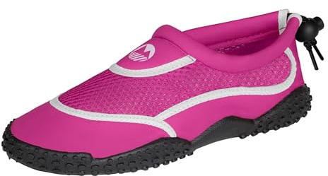 Lakeland Active Girl's Eden Aquasport Water Shoes Holiday Surf Sea Barefoot Swimming Paddleboard - Pink/White - 8 Child UK