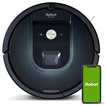 iRobot® Roomba® R981 connected Robot Vacuum with Dual Multi-Surface Rubber Brushes - Ideal for Pets - Recharges and Resumes - Personalised Suggestions - Voice-Assistant and Imprint® Link Compatibility
