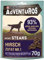 PURINA Adventuros Hundeleckerlis Mini Steaks mit Hirsch Beutel, 7er Pack (7 x 70 g)