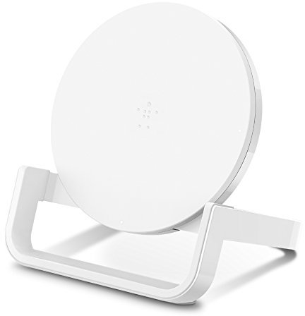 Belkin Boost Up 10W Wireless Charging Stand (Charger for iPhone 11, 11 Pro/Pro Max, XS, XS Max, XR, SE, Samsung Galaxy S20, S20+, S20 Ultra, S10, S10+ and S10e, UK Plug, White)