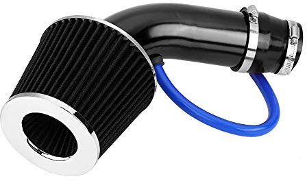 lyrlody Cold Air Intake Kit, Cold Air Intake System Universal 76MM Cold Air Intake Filter Induction Car Intake Pipe Automotive Air filter Induction Cold Air Intake Hose Kit(Carbon)