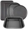 AMOS Premium Carbon Steel Oven Tray Set (5-Piece Set)