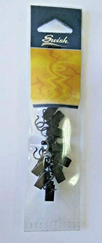 SWISH 10pz Ganci Gancio pinzette Pinza Clip x Tenda Tende Nero