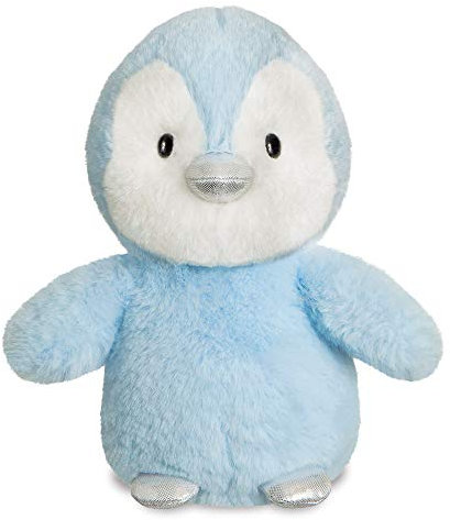 Aurora World Aurora, 61358, Glitzy Tots Pinguin, 20cm, Plüschtier, Blau