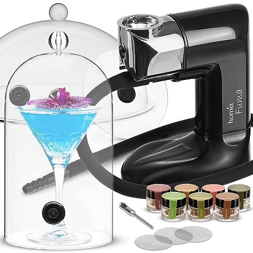 Smoking Gun Wood Smoke Infuser - Universal Kit, 14 PCS, Smoker Machine with Accessories and Wood Chips - Cold Smoke for Food and Drinks - Gift for Man