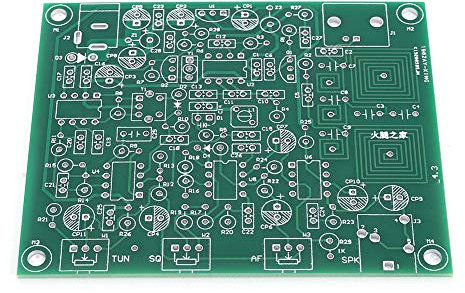 12V Airband Radio Receiver Kit, DIY Kit für Aviation Band Receiver, hochempfindliche Luftfahrtrezeptor Kits, Aviation Radio Airplane Tower Call Flying Friends (3,62 x 2,95 Zoll)
