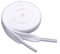 Sechunk Juego de 2 pares de cordones planos de 29 colores, 12 longitudes para zapatos, blanco, 160cm