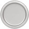 Unique Party- Assiettes en Carton Écologiques-23 cm-Couleur Argent-Paquet de 16, 33448EU, Silver